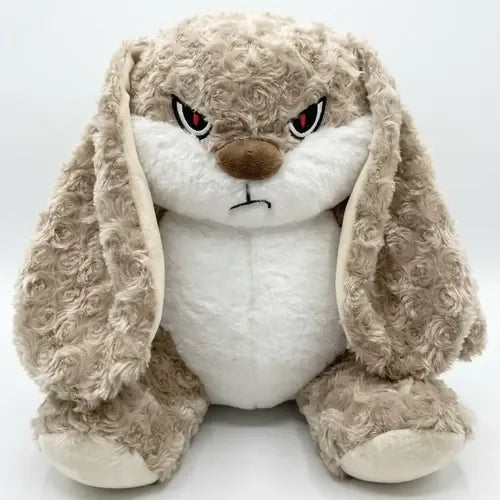 BunnyZ, conejo gruñón de peluche café